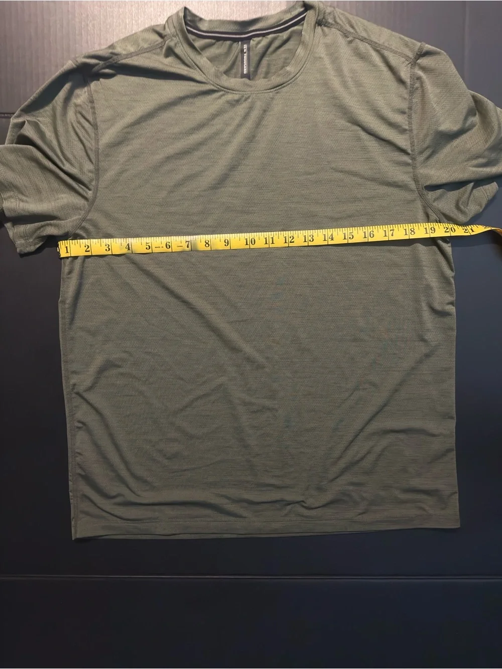 Ten Thousand Olive Green Short Sleeve Performance Tee